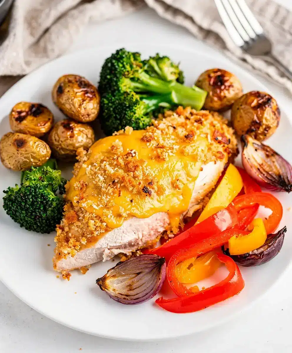 Skillet Parmesan Crusted Sheet Pan Chicken Dinner 6 Skillet Parmesan Crusted Sheet Pan Chicken Dinner featured image
