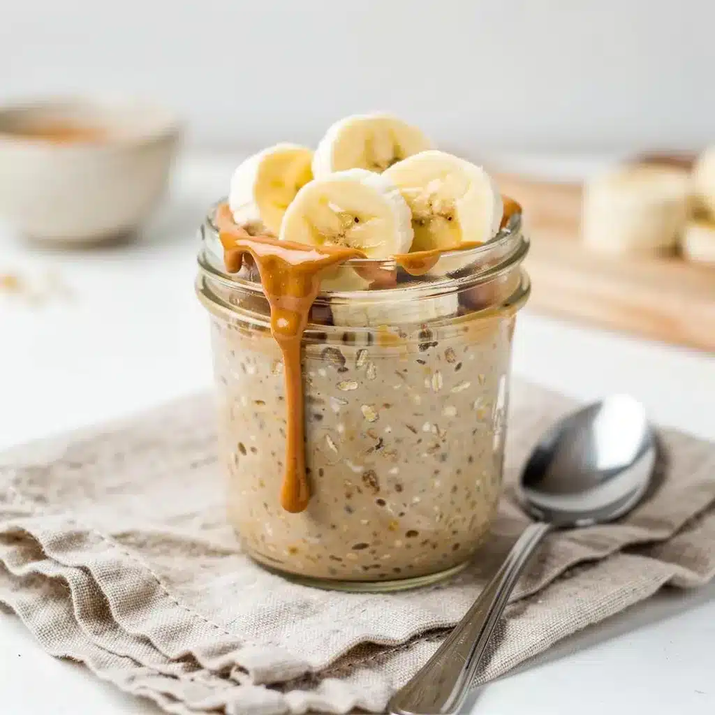 Easy Peanut Butter Banana Overnight Oats 8 Ingredients for Easy Peanut Butter Banana Overnight Oats