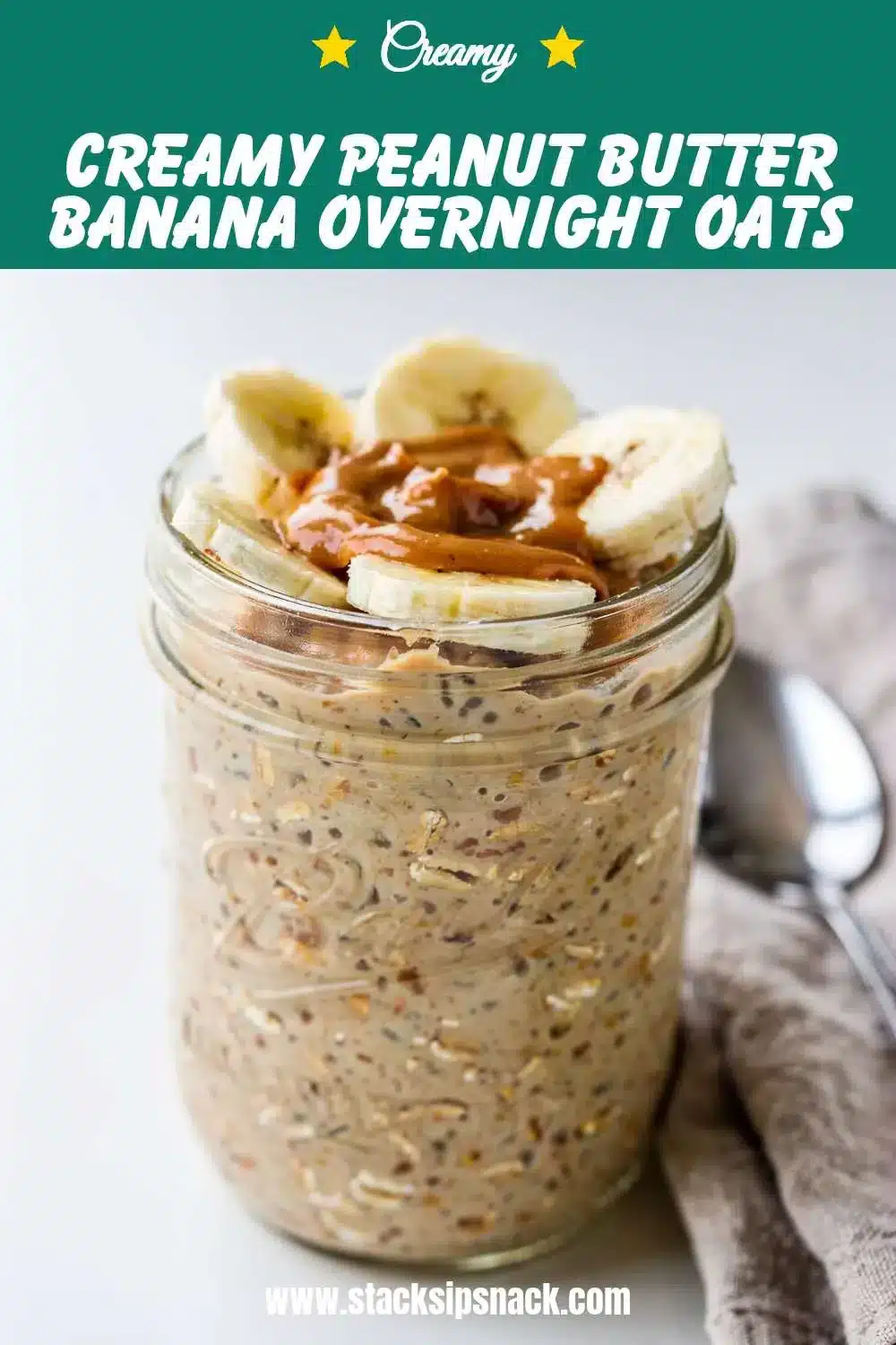 Creamy Peanut Butter Banana Overnight Oats 10 Storage and leftovers for Creamy Peanut Butter Banana Overnight Oats