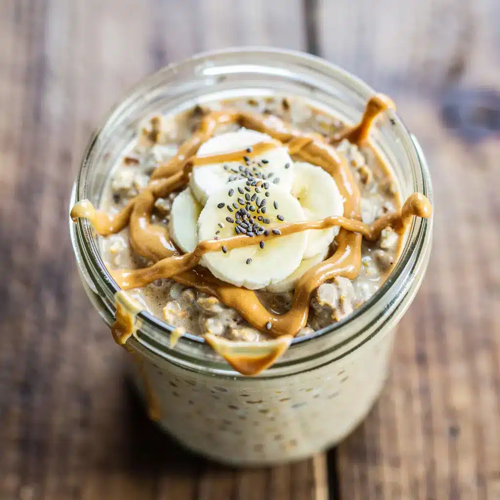 Creamy Peanut Butter Banana Overnight Oats 8 Ingredients for Creamy Peanut Butter Banana Overnight Oats