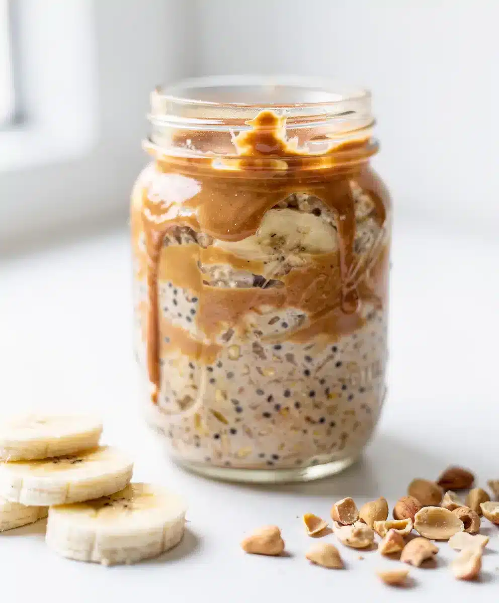 Make Ahead Peanut Butter Banana Overnight Oats 6 Make Ahead Peanut Butter Banana Overnight Oats featured image
