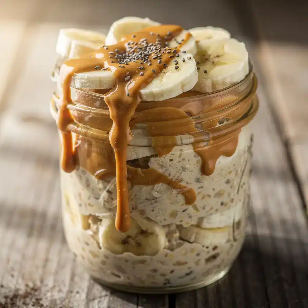 Classic Peanut Butter Banana Overnight Oats 8 Ingredients for Classic Peanut Butter Banana Overnight Oats