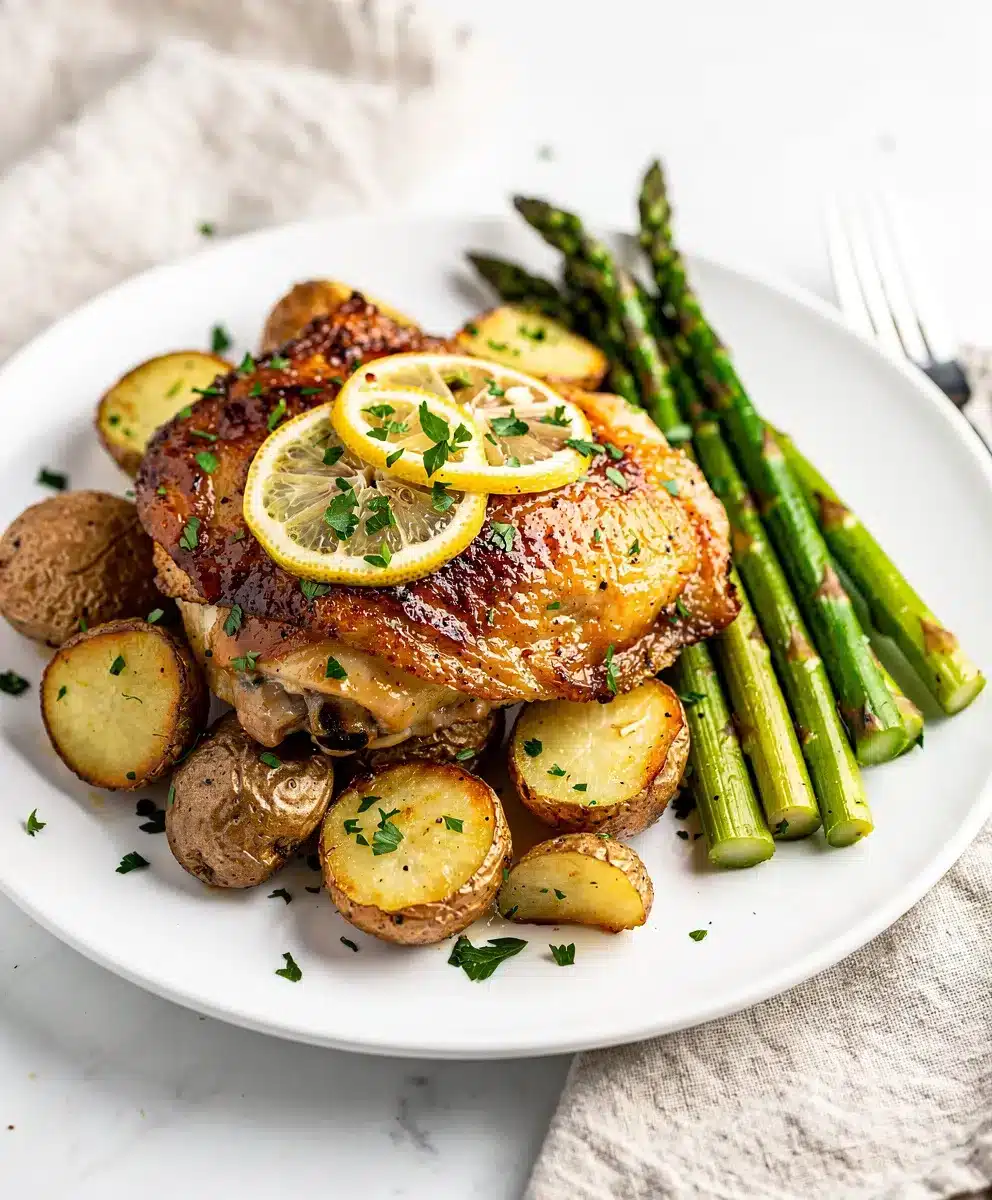 Sheet Pan Lemon Garlic Chicken 6 Sheet Pan Lemon Garlic Chicken featured image