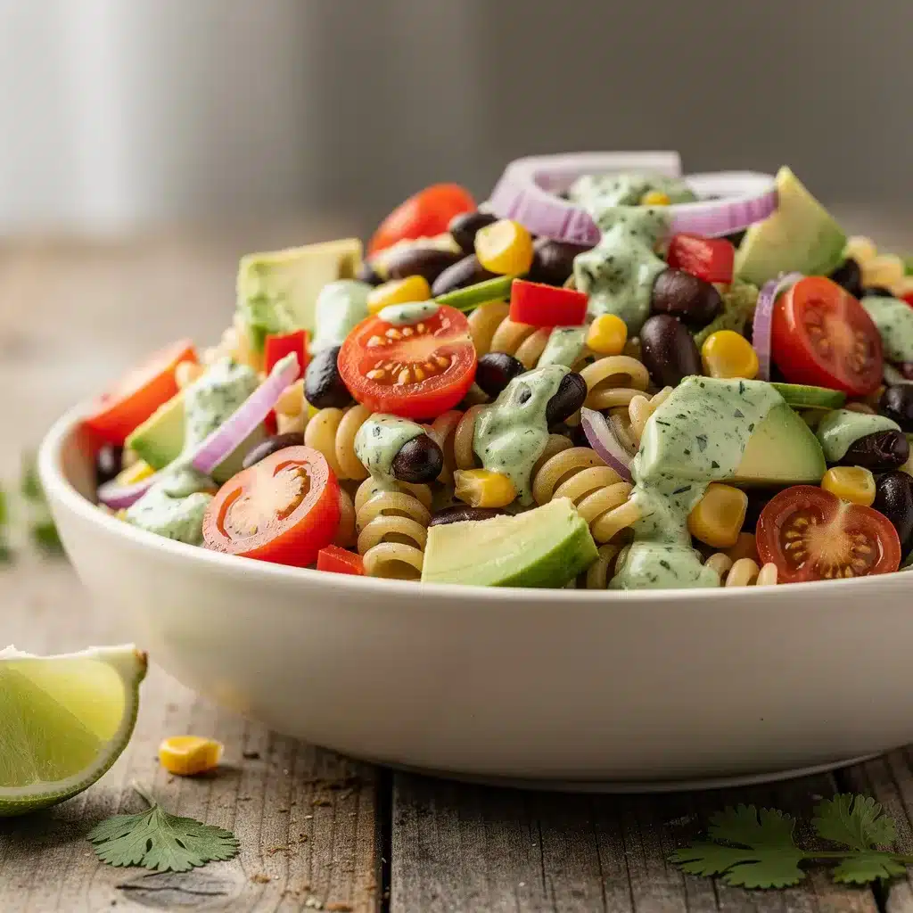 Southwest Black Bean Pasta Salad 8 Ingredients for Southwest Black Bean Pasta Salad