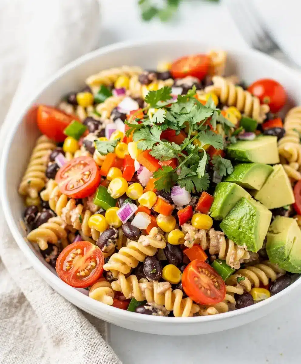 Southwest Black Bean Pasta Salad 6 Southwest Black Bean Pasta Salad featured image