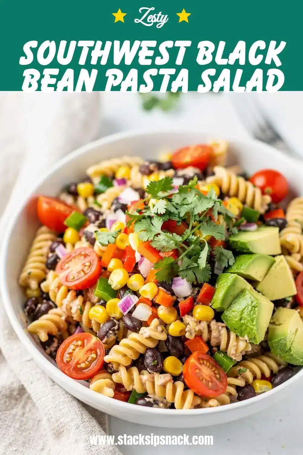 Southwest Black Bean Pasta Salad 10 Storage and leftovers for Southwest Black Bean Pasta Salad