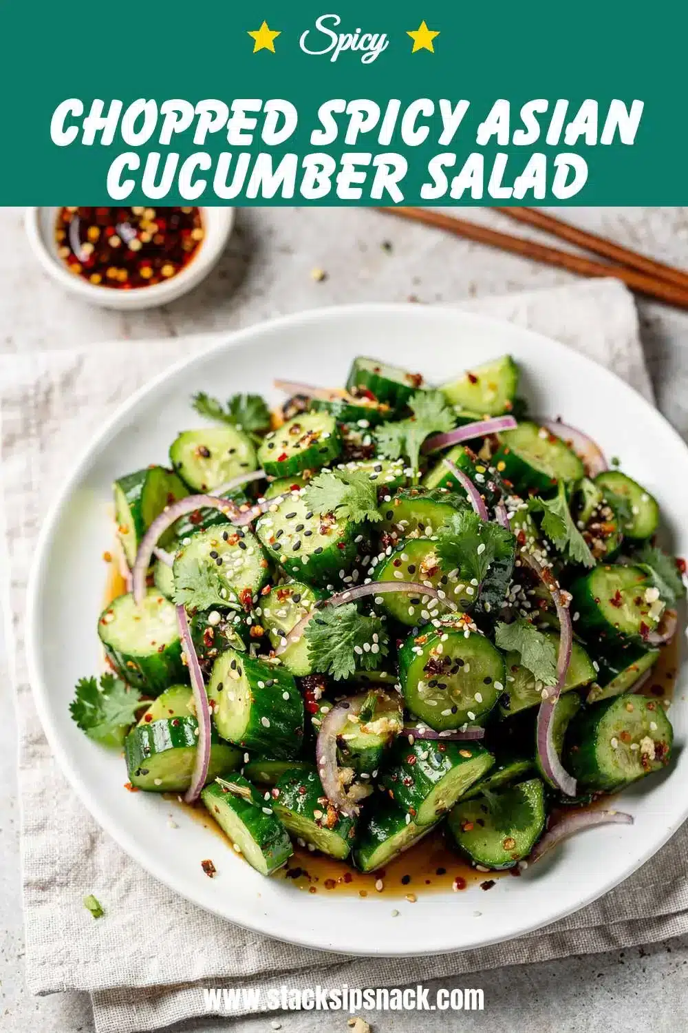 Chopped Spicy Asian Cucumber Salad 10 Storage and leftovers for Chopped Spicy Asian Cucumber Salad