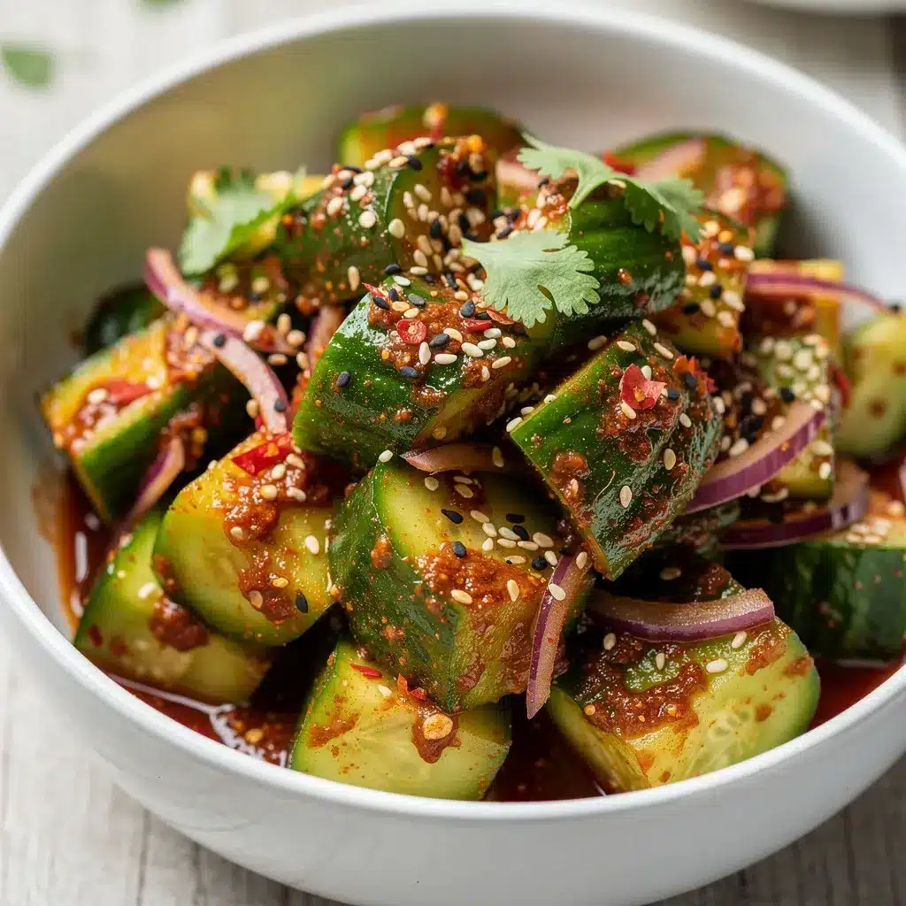 Chopped Spicy Asian Cucumber Salad 8 Ingredients for Chopped Spicy Asian Cucumber Salad