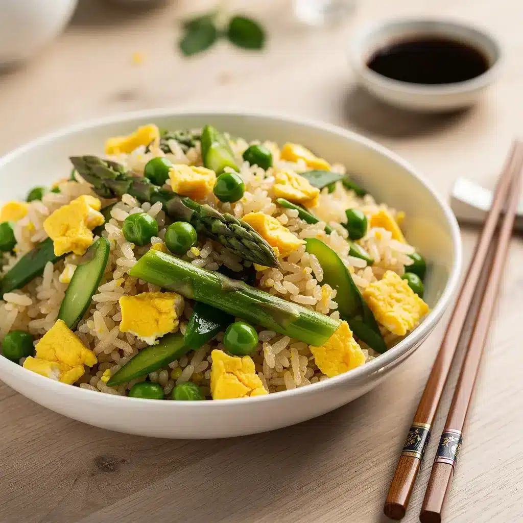 Spring Vegetable Fried Rice 8 Ingredients for Spring Vegetable Fried Rice