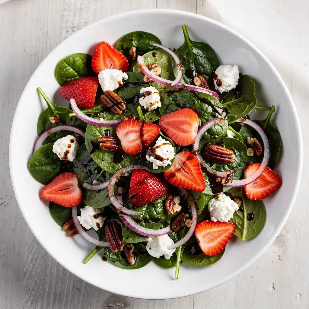 Strawberry Goat Cheese Spinach Salad 8 Ingredients for Strawberry Goat Cheese Spinach Salad