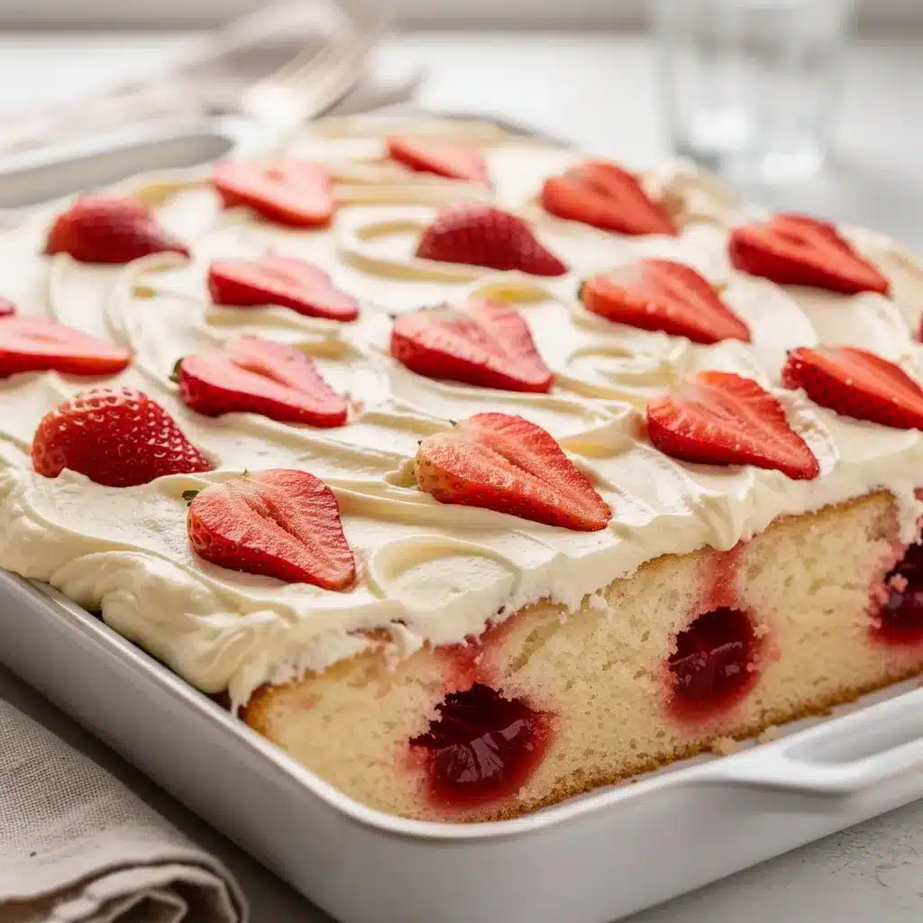 Old Fashioned Strawberry Jello Poke Cake 8 Ingredients for Old Fashioned Strawberry Jello Poke Cake