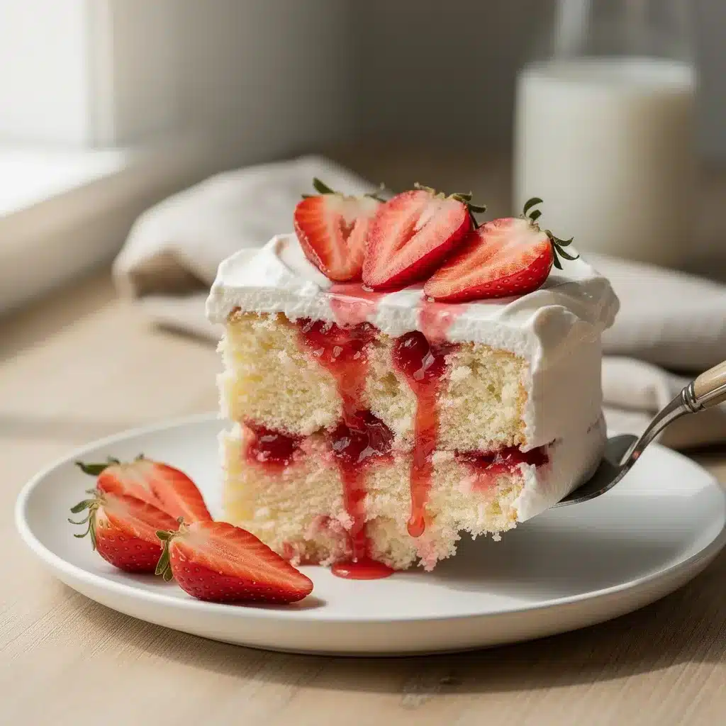 No Bake Strawberry Jello Poke Cake 8 Ingredients for No Bake Strawberry Jello Poke Cake