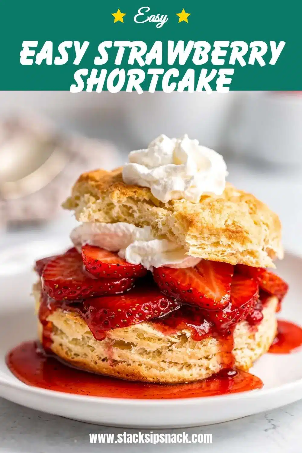 Easy Strawberry Shortcake 10 Storage and leftovers for Easy Strawberry Shortcake
