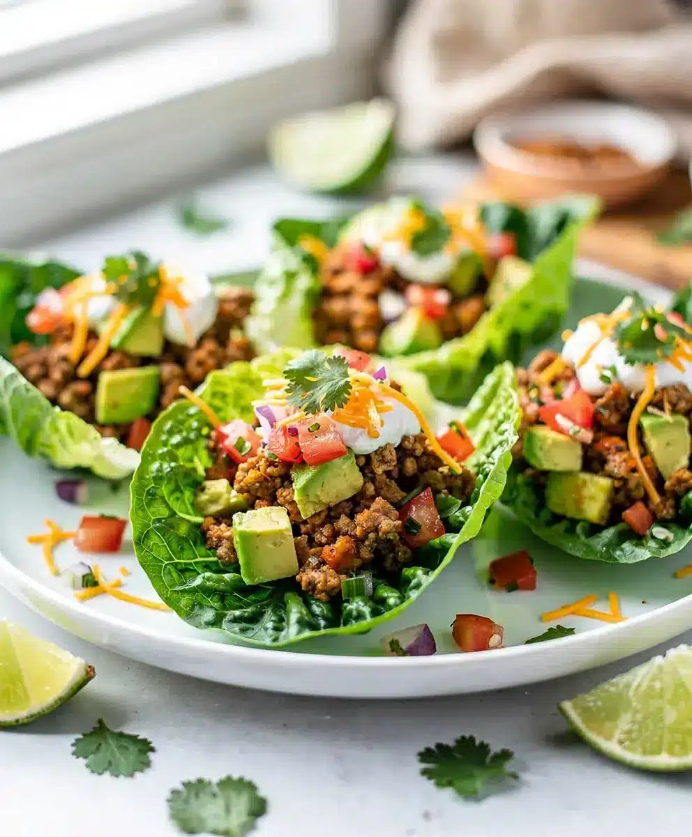 Turkey Taco Lettuce Wraps 6 Turkey Taco Lettuce Wraps featured image
