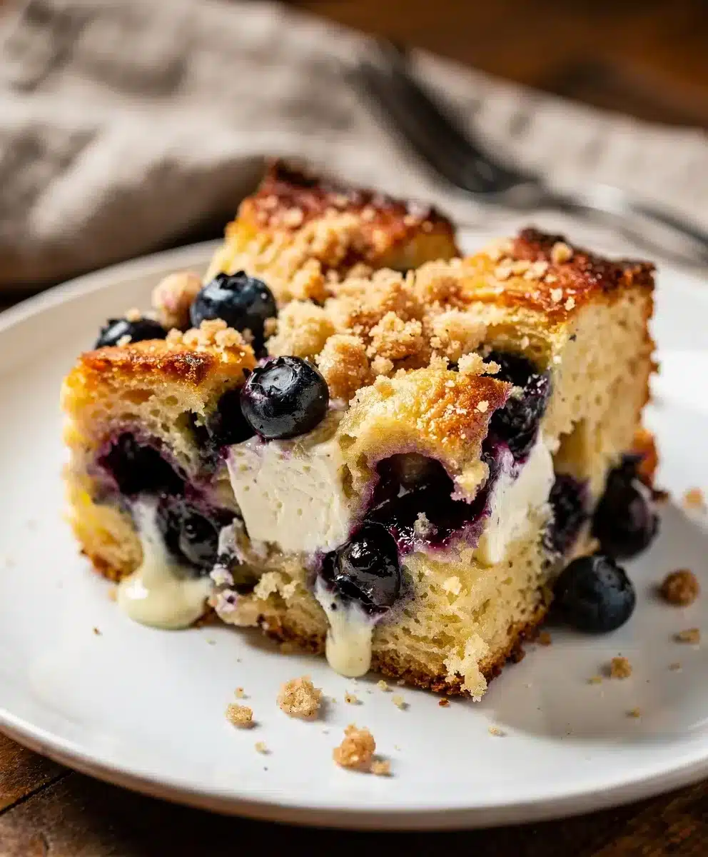 Make Ahead Blueberry Cream Cheese French Toast Bake 6 Make Ahead Blueberry Cream Cheese French Toast Bake featured image