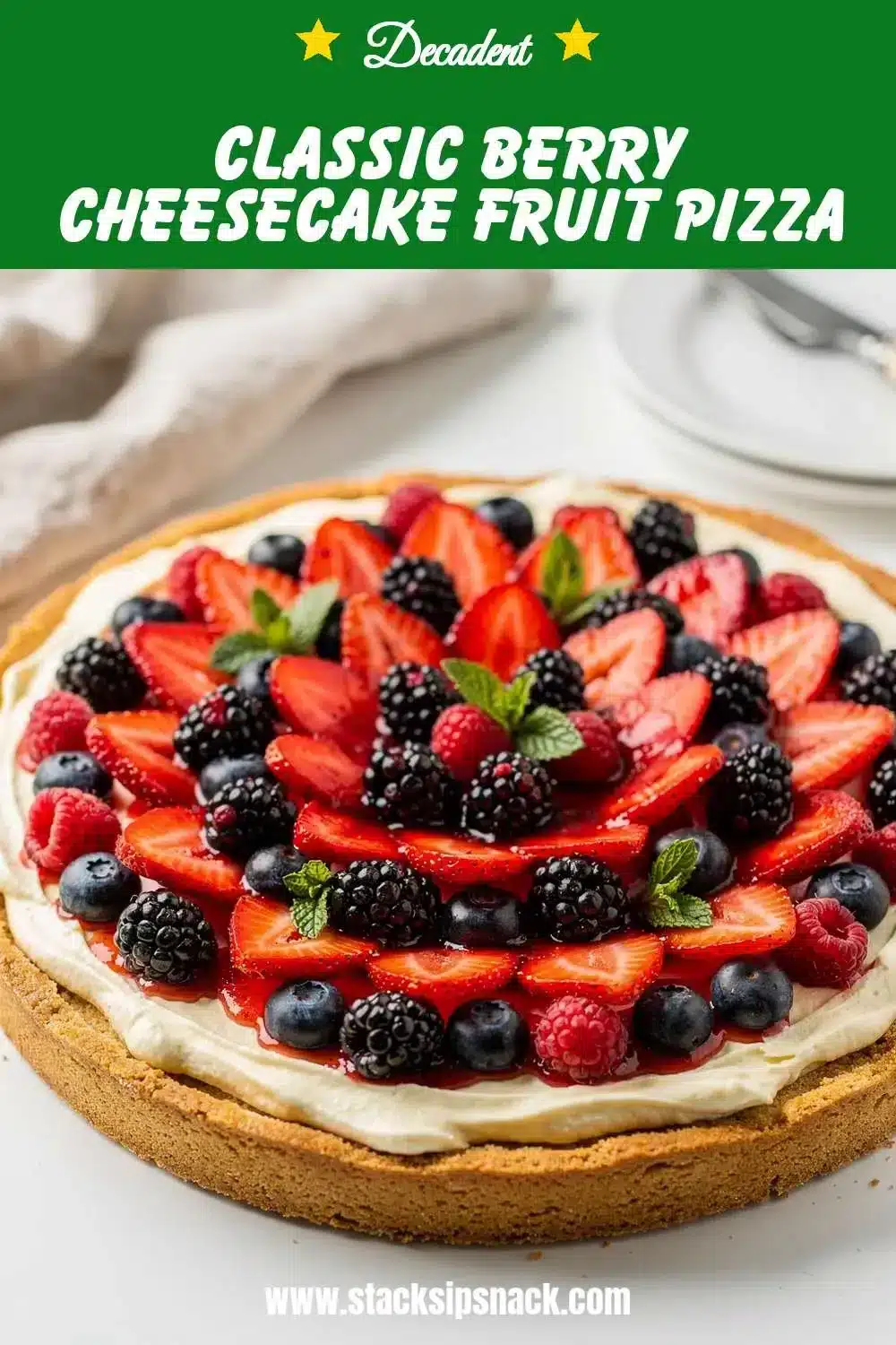 Classic Berry Cheesecake Fruit Pizza 10 Storage and leftovers for Classic Berry Cheesecake Fruit Pizza