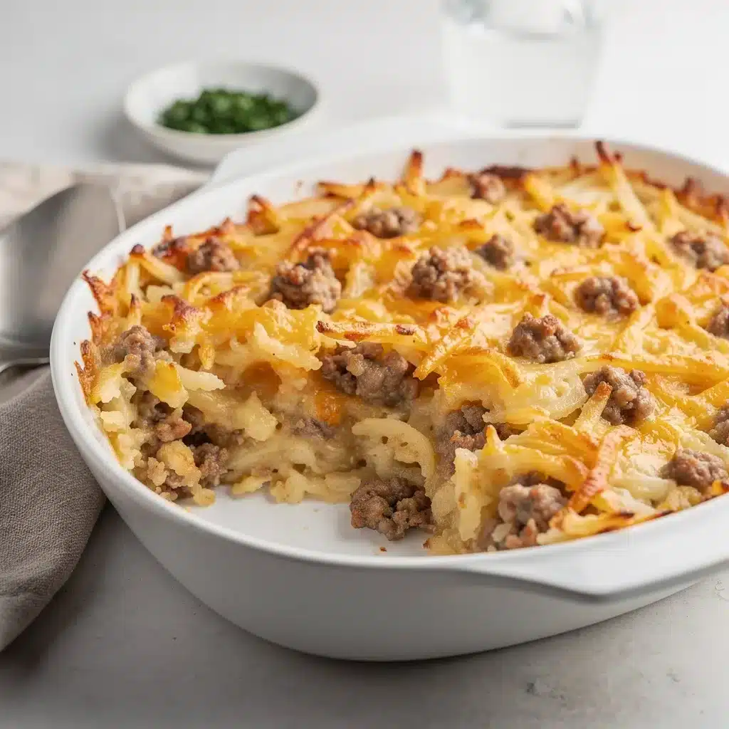 Creamy Crockpot Sausage Hashbrown Casserole 8 Ingredients for Creamy Crockpot Sausage Hashbrown Casserole
