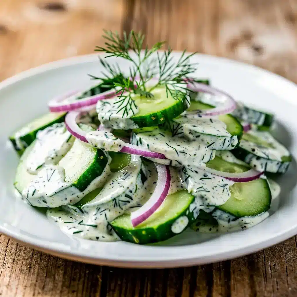 Easy Creamy Cucumber Dill Salad 9 Recipe variations for Easy Creamy Cucumber Dill Salad