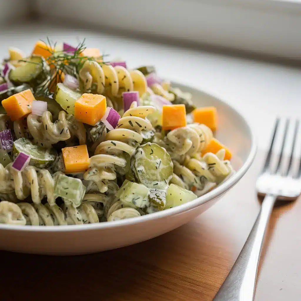 Creamy Dill Pickle Pasta Salad 9 Recipe variations for Creamy Dill Pickle Pasta Salad