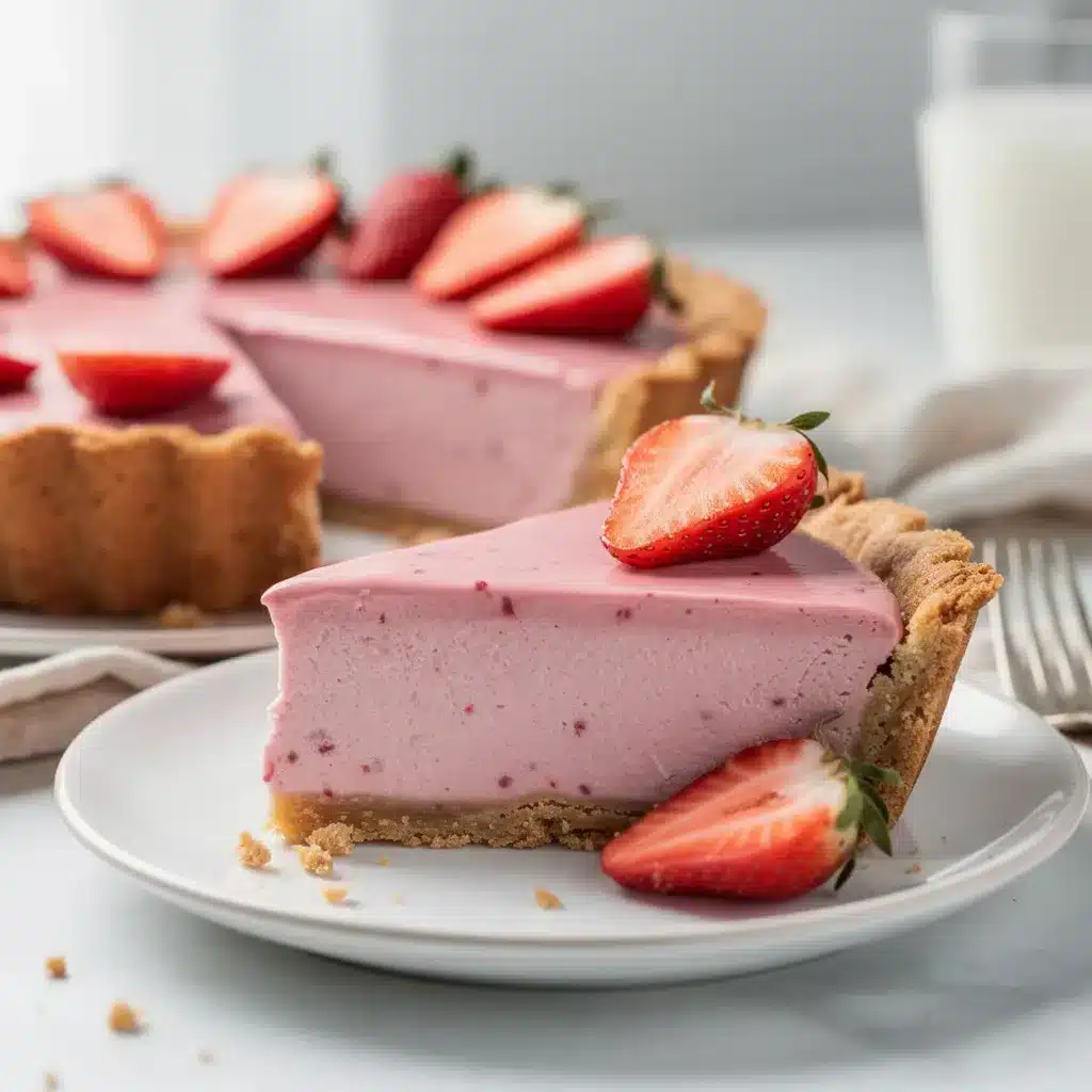 Creamy No Bake Strawberry Pie 8 Ingredients for Creamy No Bake Strawberry Pie