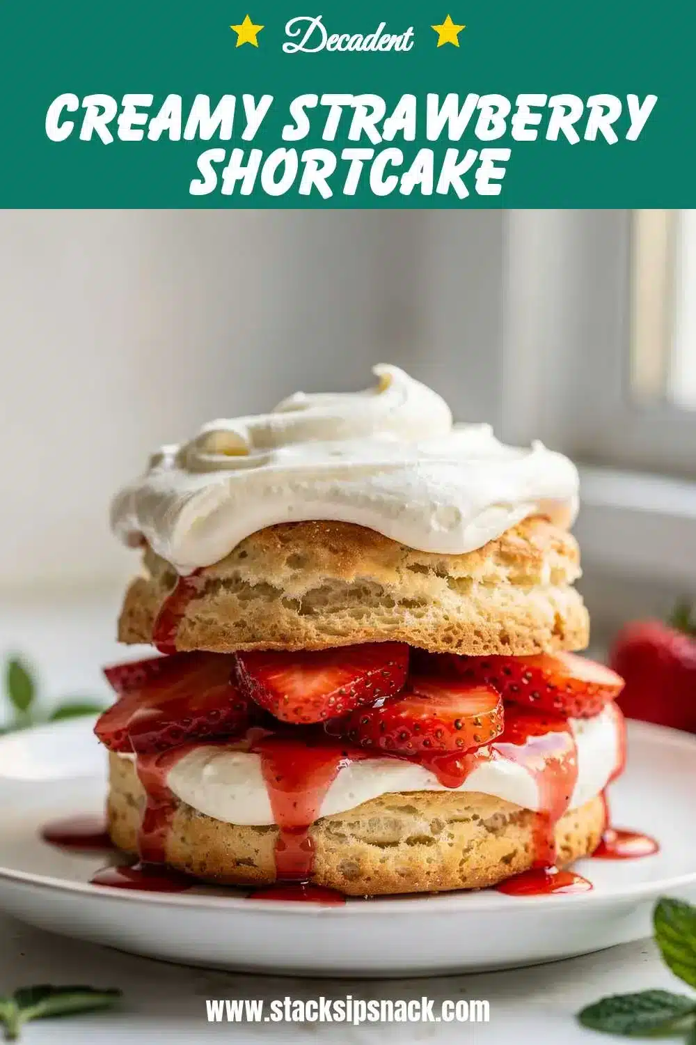 Creamy Strawberry Shortcake 10 Storage and leftovers for Creamy Strawberry Shortcake