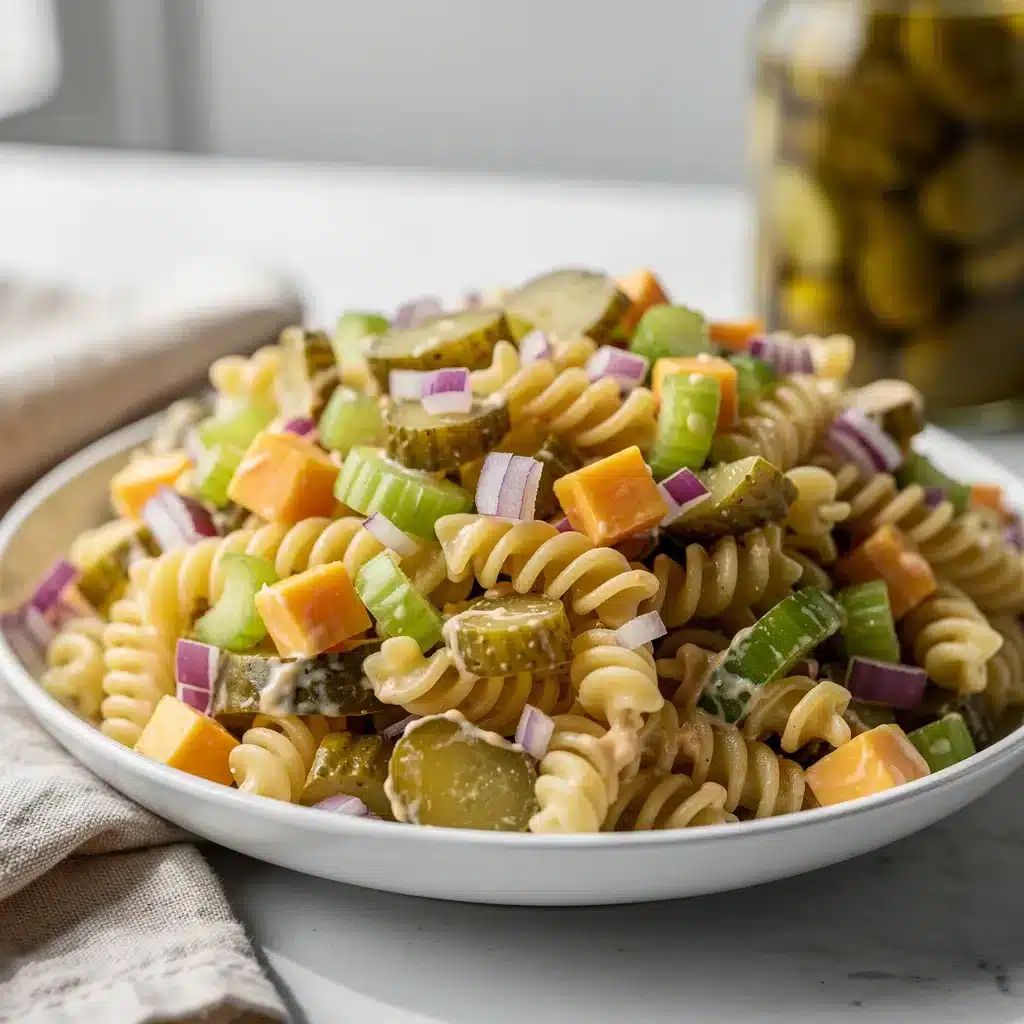 Chopped Dill Pickle Pasta Salad 9 Recipe variations for Chopped Dill Pickle Pasta Salad