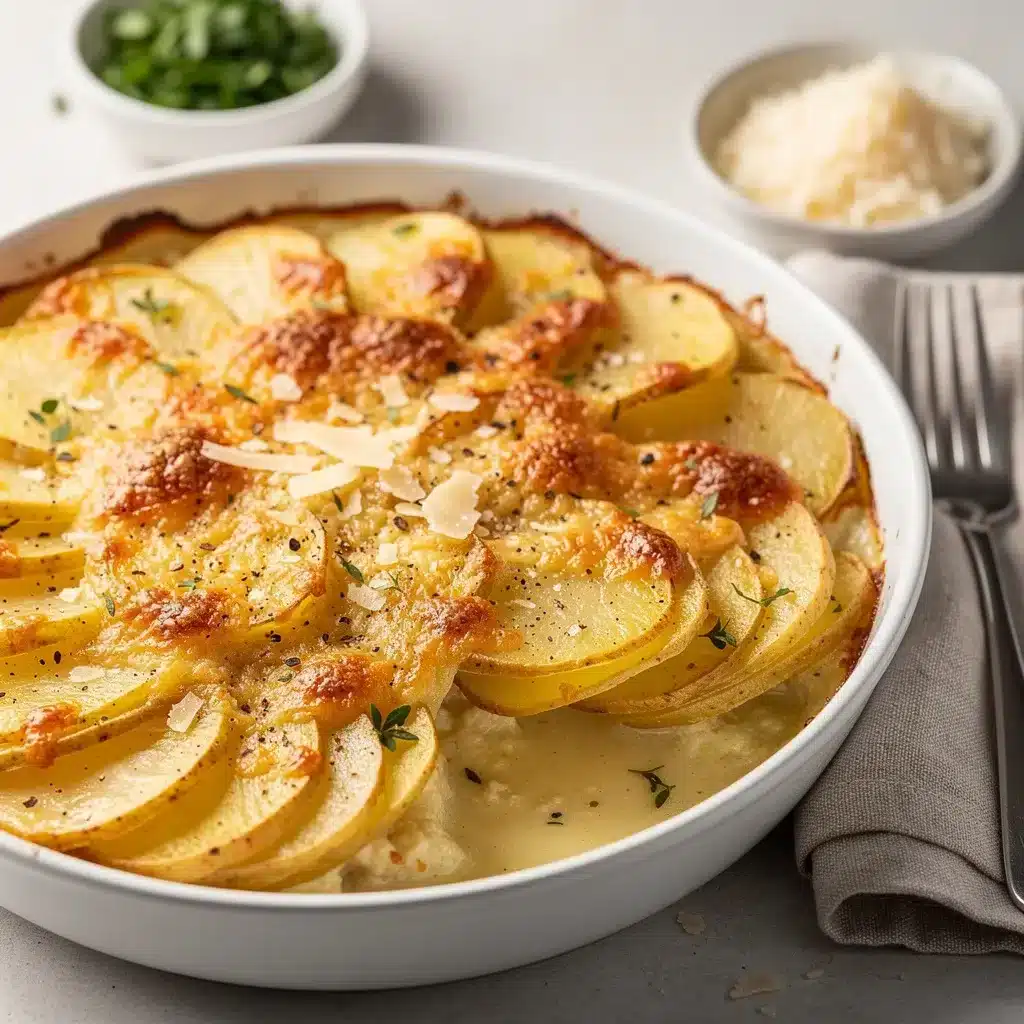 Easy Garlic Parmesan Scalloped Potatoes 9 Recipe variations for Easy Garlic Parmesan Scalloped Potatoes