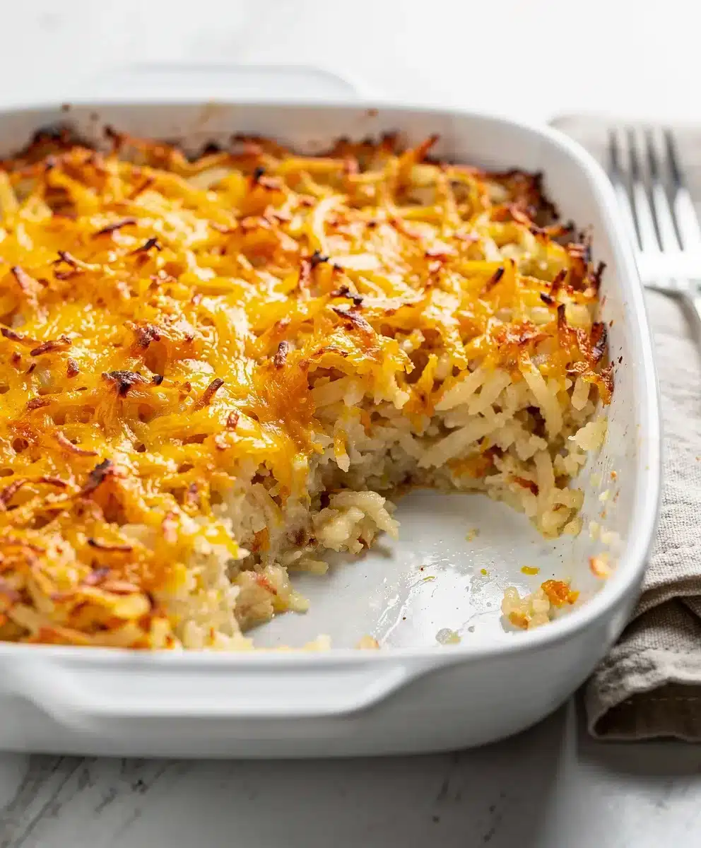 Homestyle Crockpot Cheesy Hashbrown Casserole 6 Homestyle Crockpot Cheesy Hashbrown Casserole featured image