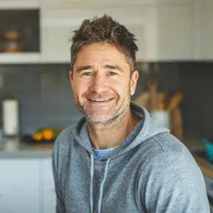Adam Rivers, founder of Stack Sip Snack, a 38-year-old dad and healthy lifestyle food blogger