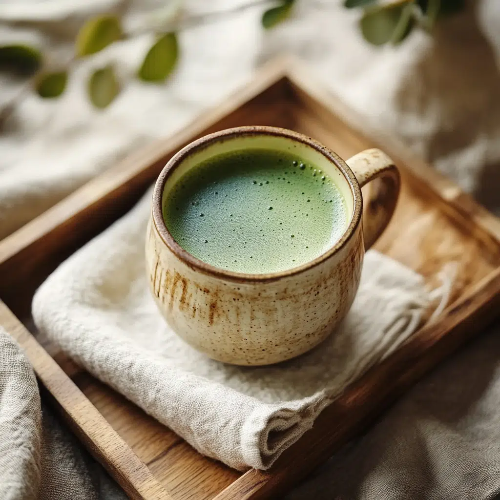 Japanese Mounjaro drink served warm in a ceramic mug