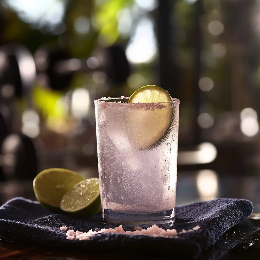 Coconut water electrolyte drink with Himalayan pink salt