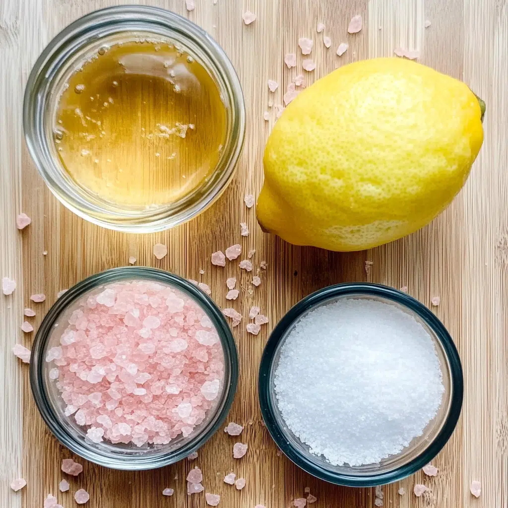 ingredients for pink salt trick recipe