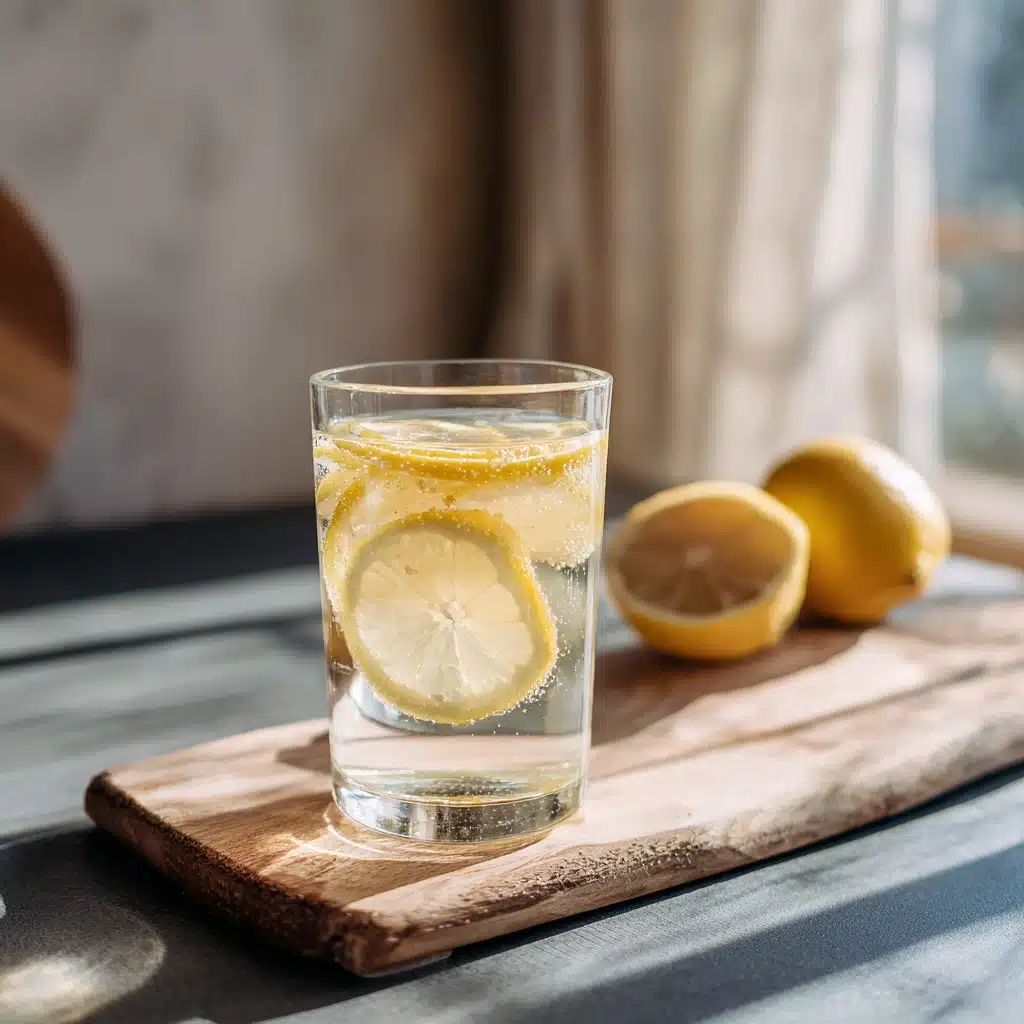 Step-by-step making of ginger lemon and Himalayan salt drink