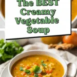 The BEST Creamy Vegetable Soup Recipes You’ll Crave This Season 2 Creamy vegetable soup bowl with fresh ingredients and vibrant colors