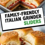 Family-Friendly Italian Grinder Sliders That Kids and Adults Love 2 Family-Friendly Italian Grinder Sliders with melty cheese and savory layers