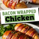 Bacon Wrapped Chicken Recipes That Will Blow Your Taste Buds Away 2 Bacon wrapped chicken crispy golden juicy flavorful plated rustic meal