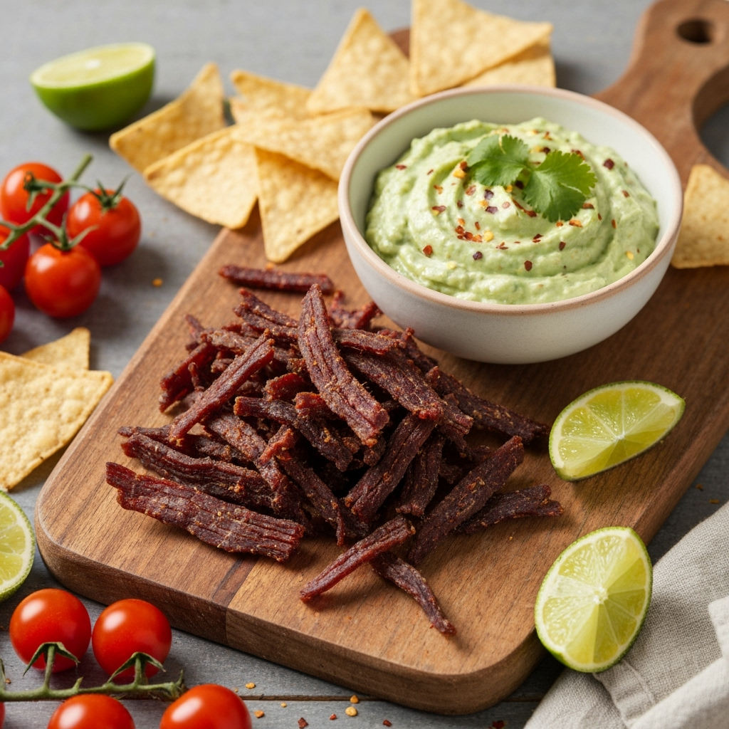 Jack Link's Beef Jerky 4 Rustic beef jerky board avocado dip 2025 09 30T163225.152Z 1