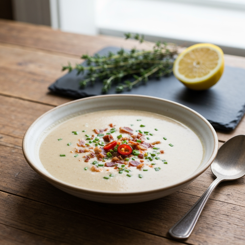 Slow Cooker Keto Chicken Cream Cheese Soup 6 creamy keto chicken soup bacon chives 2025 09 30T110646.957Z 1