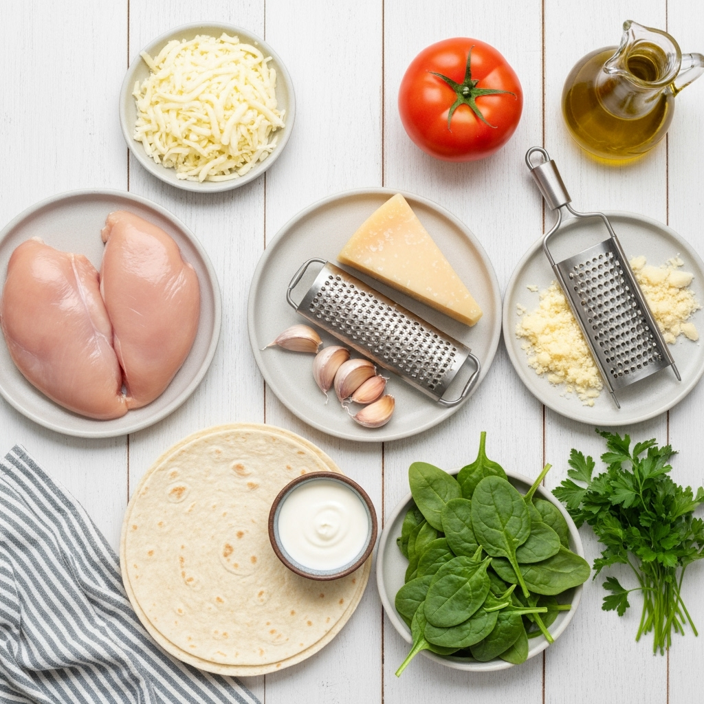 Cozy Cheesy Garlic Chicken Wraps 5 fresh ingredients cheesy garlic chicken wraps recipe 2025 09 30T113518.606Z