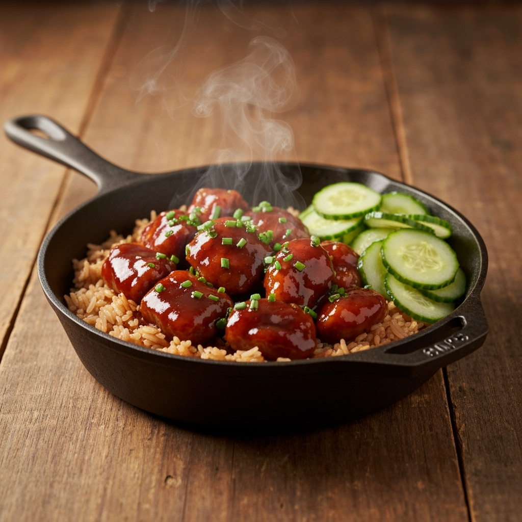 One-Pan Bold Honey BBQ Chicken Rice 6 rustic honey bbq chicken rice skillet 2025 09 30T205508.435Z 1