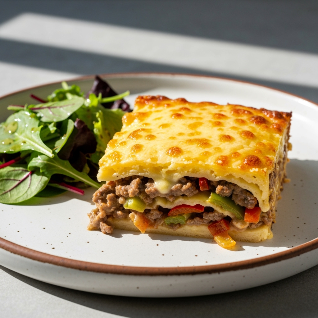 Philly cheesesteak casserole slice 2025 10 05T134713.835Z 1