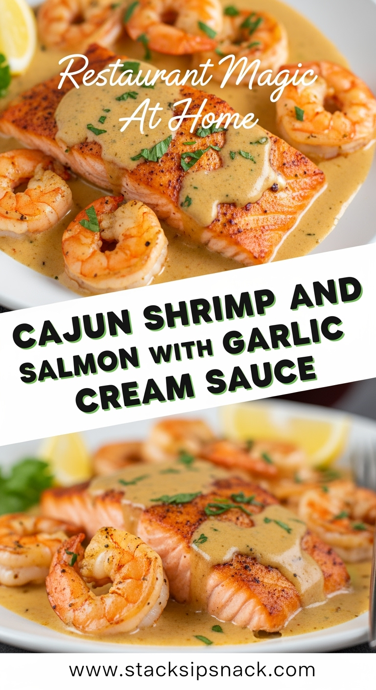 Cajun Shrimp and Salmon with Garlic Cream Sauce 7 cajun shrimp salmon garlic cream sauce 2025 10 01T054951.460Z 1
