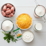 Crack sausage balls recipe with cheddar and ranch ingredients