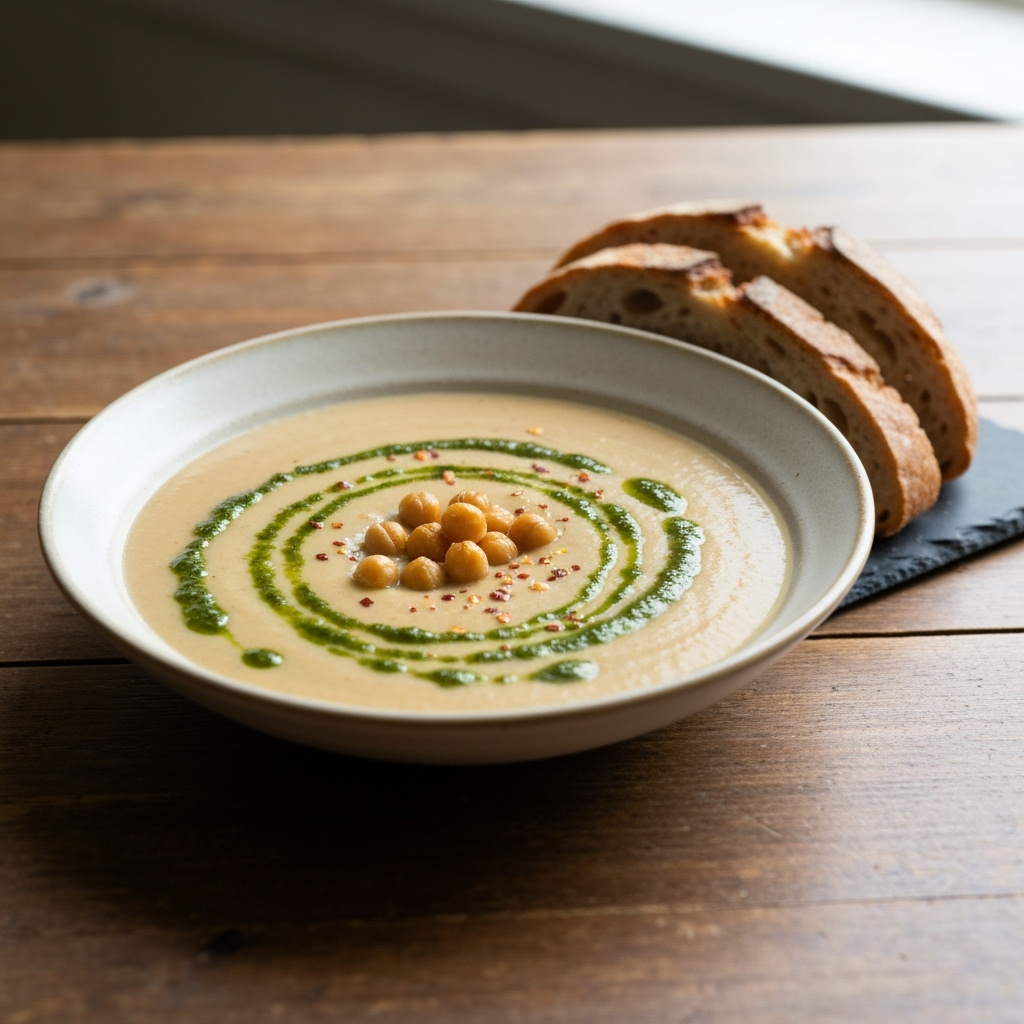 Creamy Garlic Chickpea Soup 4 creamy garlic chickpea soup pesto 2025 10 03T143302.199Z 1