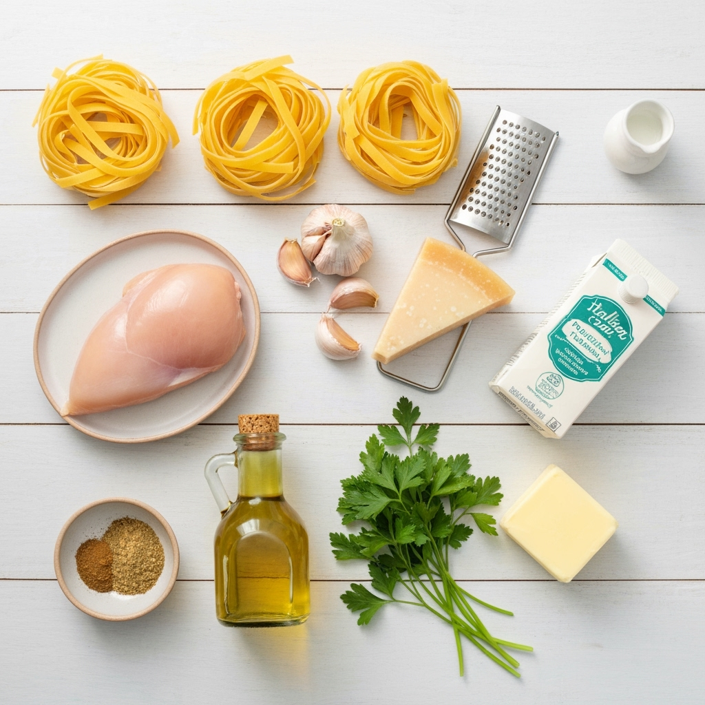 creamy garlic parmesan chicken pasta ingredients 2025 10 08T035727.679Z