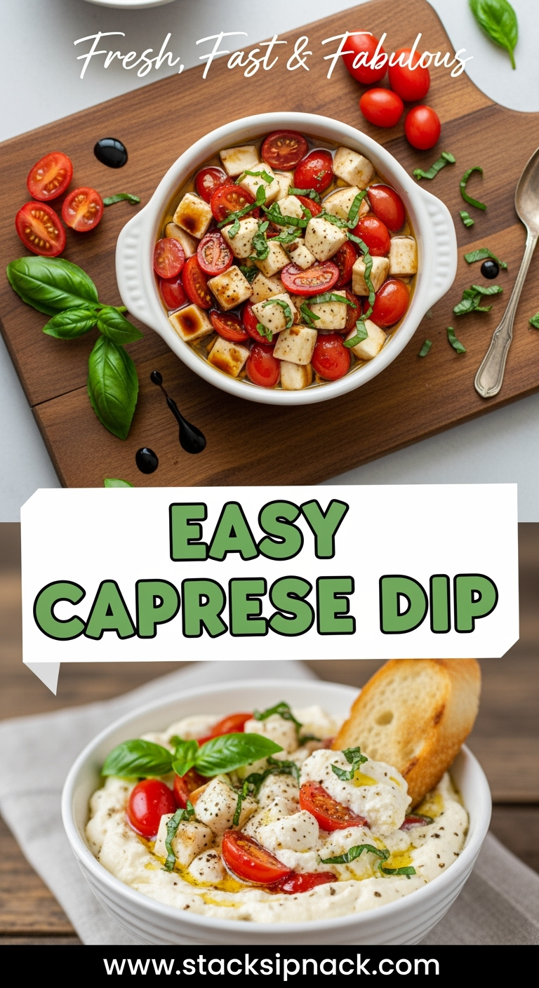 easy caprese dip recipe rustic food photography 2025 10 01T200927.894Z