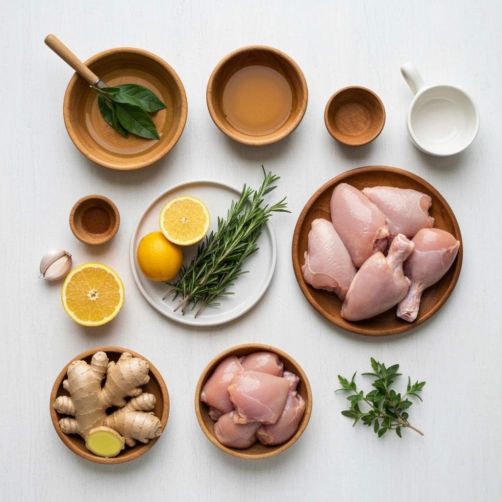 Chicken Marinade Recipes 5 fresh chicken marinade ingredients flat lay 2025 09 30T220552.147Z