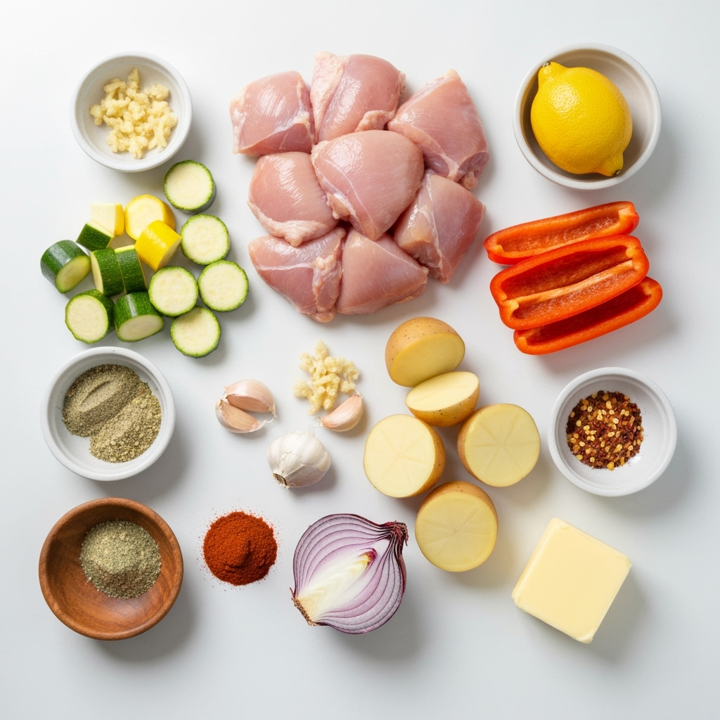 Sheet Pan Garlic Butter Chicken and Veggies 5 fresh ingredients sheet pan garlic chicken 2025 10 02T162228.645Z 1