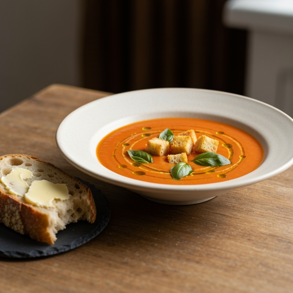 Roasted Tomato Basil Soup 6 roasted tomato basil soup bread 2025 10 07T115827.864Z