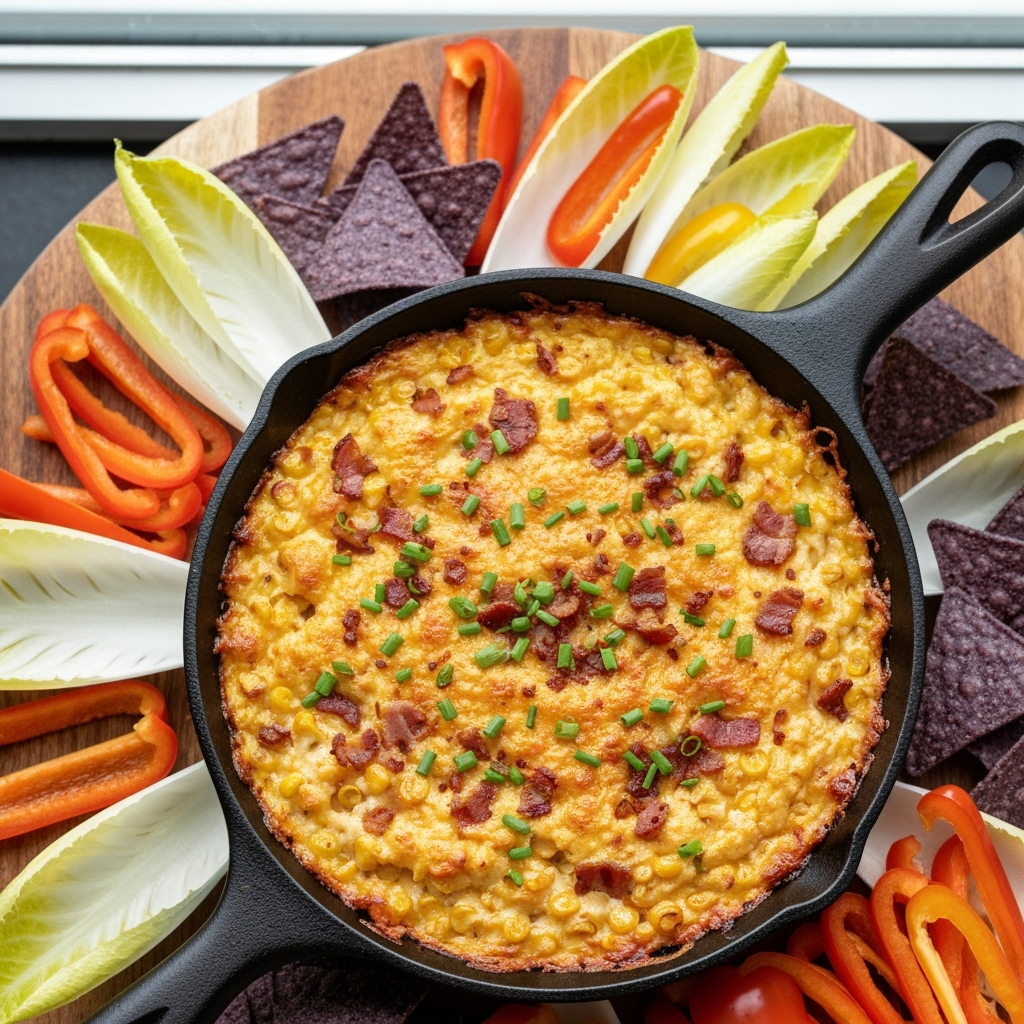 rustic cast iron skillet crack corn dip 2025 10 01T052310.384Z 1
